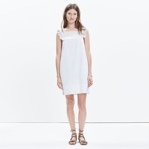 Madewell White Fringe Summer Dress